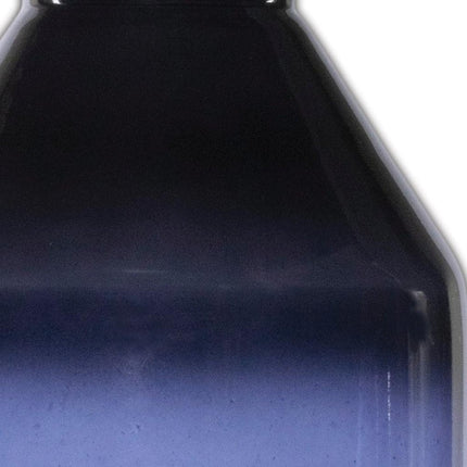 7" Blue Ombre Glass Cylinder Table Vase