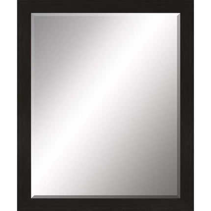 33" Dark Brown Accent Mirror