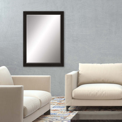 41" Dark Brown Accent Mirror