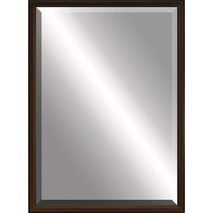 39" Bronze Wood Accent Mirror