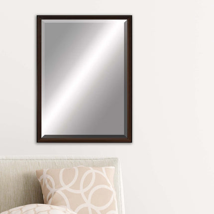39" Bronze Wood Accent Mirror