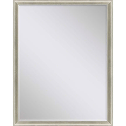 44" Silver Wood Accent Mirror
