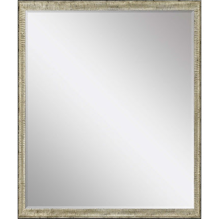 31" Silver Wood Accent Mirror