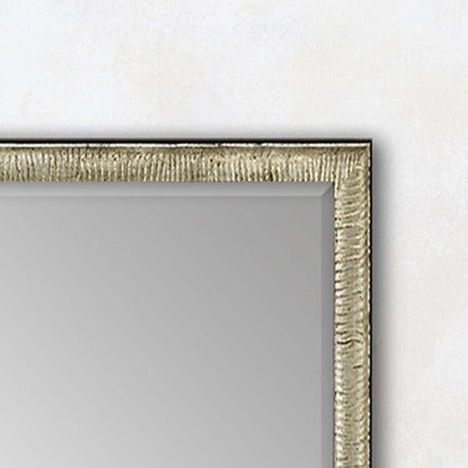 39" Silver Wood Accent Mirror