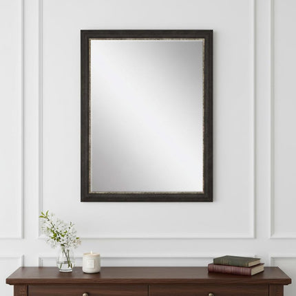 53" Dark Brown Accent Mirror