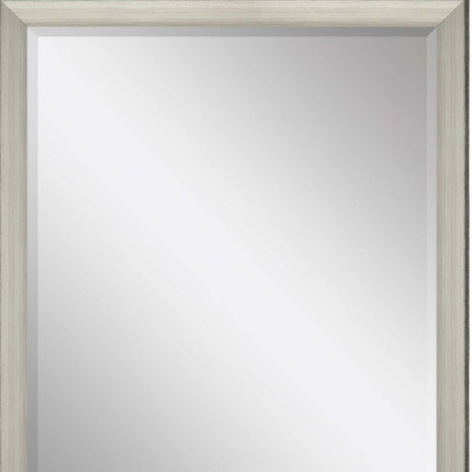 32" Silver Framed Accent Mirror