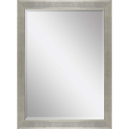 41" Silver Solid Wood Framed Accent Mirror