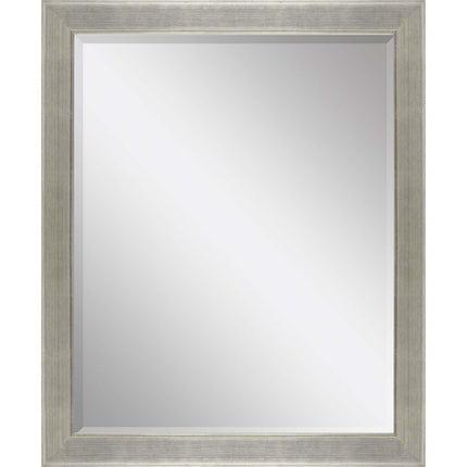 45" Silver Solid Wood Framed Accent Mirror