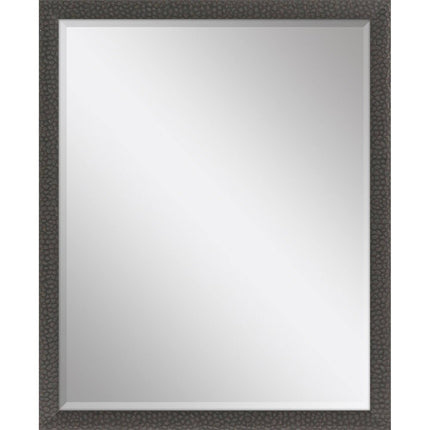 43" Dark Brown Solid Wood Framed Accent Mirror