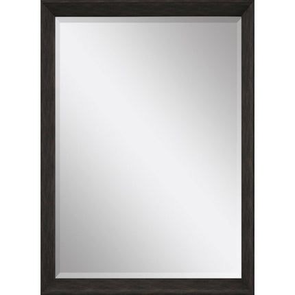 40" Dark Brown Framed Accent Mirror