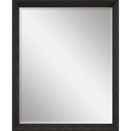 44" Dark Brown Framed Accent Mirror