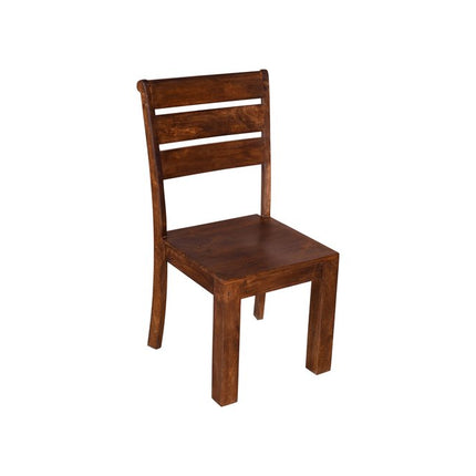 11 Piece Brown Solid Wood Dining Set with 10