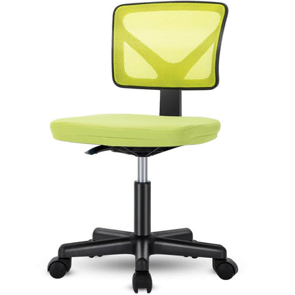 Black and Yellow Adjustable Height Swivel Rolling Office Chair