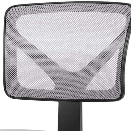 Black and Gray Adjustable Height Swivel Rolling Office Chair