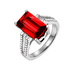 Platinum Red Diamond / Adjustable Opening