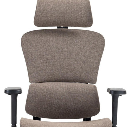Set of Two Brown and Black Adjustable Height Swivel Rolling Office Chair