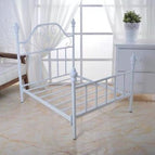 White bed frame / M Medium