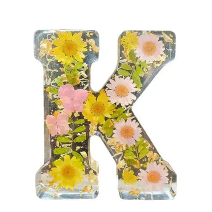 Letter Flower Decoration A- Z Finished Decorations With Lights