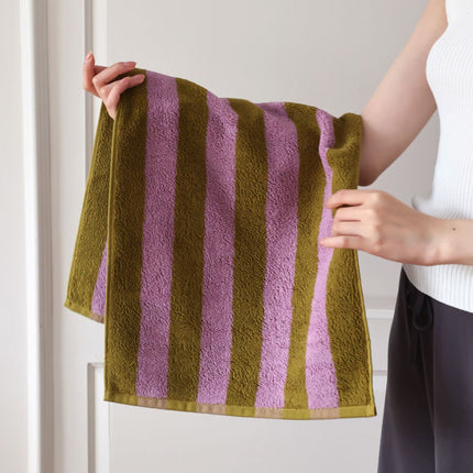 Mori Pinstripe Retro Style Cotton Towel
