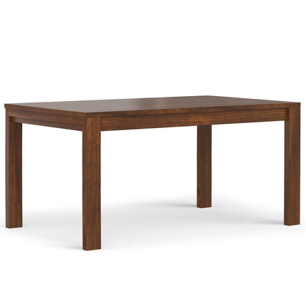 60" Walnut Wood Butterfly Leaf Extendable Dining Table