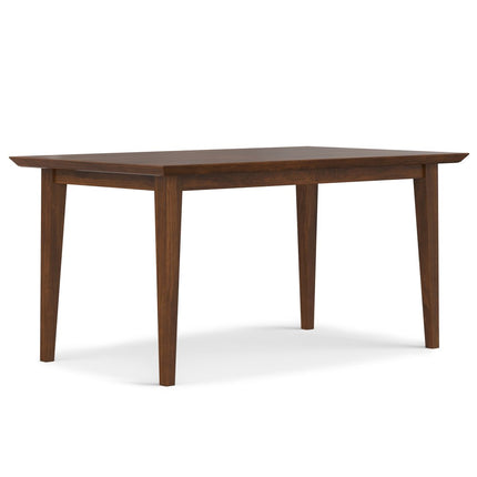 60" Walnut Wood Dining Table