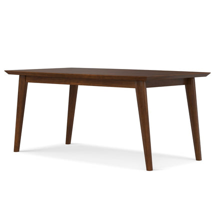 66" Walnut Wood Dining Table