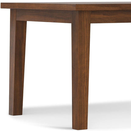 66" Walnut Wood Dining Table