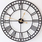 60cm black steel art