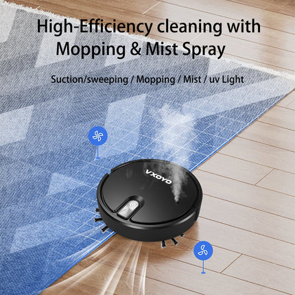 Sweeping And Mopping Robot Vacuum Cleaner, Suitable for Pet Hair, Hard Floors And Carpets