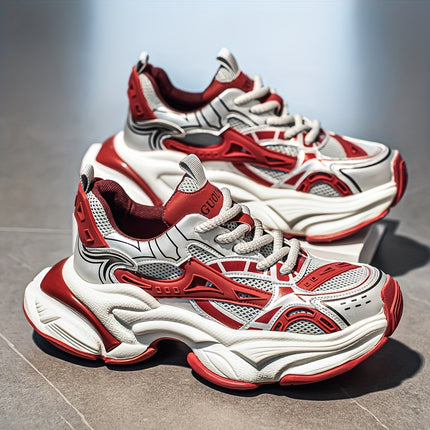Men'S All-Season 2025 New Fashion Breathable Mesh Sneakers  Slip-Resistant Arch Support