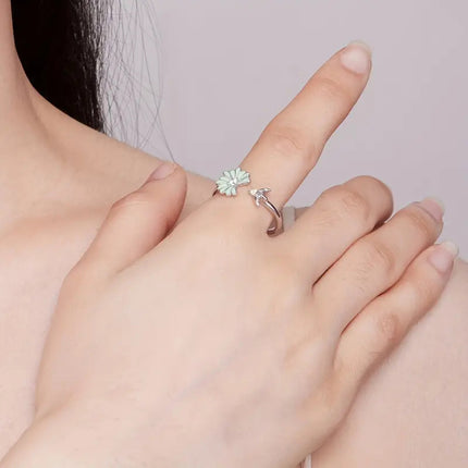 European And American Oil-drip Rings For Women