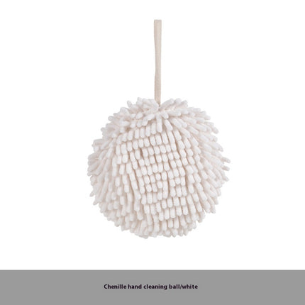 Hand-wiping Ball Over Absorbent Cloth