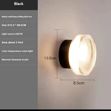 Creative Bedside-use Wall Lamp Hallway Corridor Bedroom Bathroom Lamp