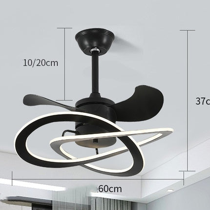 Variable Frequency Ceiling Fan Lamp In Bedroom