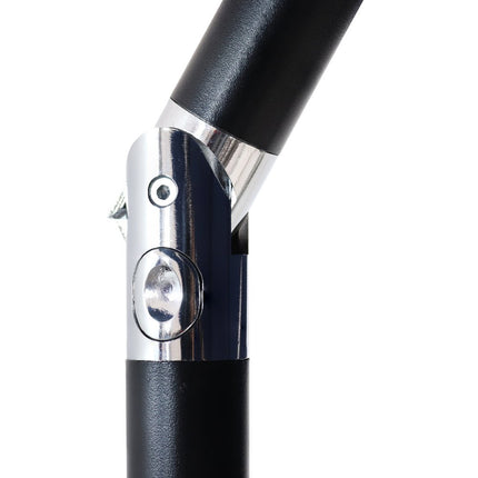 96" Red Polyester Octagonal Tilt Lighted Market Patio Umbrella