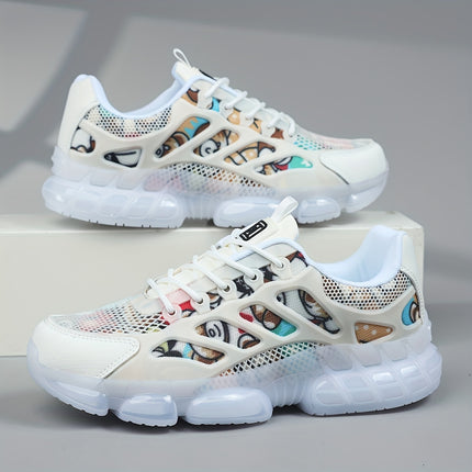 Men's Sports Shoes, Low-Top Casual Lace-Up Sneakers, Comfortable Footwear