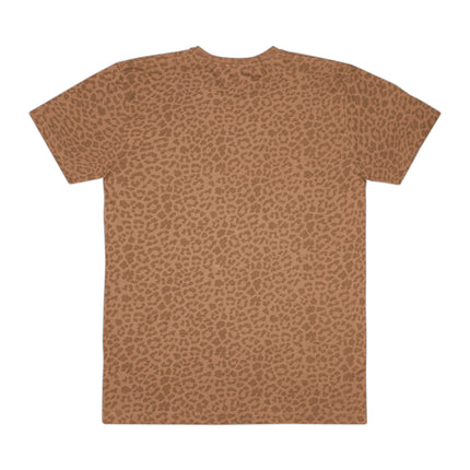 Men's Leopard Print Fine Jersey Tee - Stylish Casual Wear