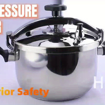 Stainless Steel High Quality Pressure Cooker with Rotating Lid & 5-Layer Safety System