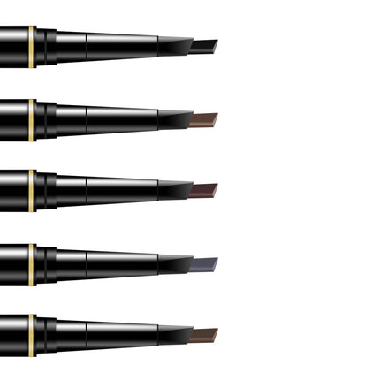 Automatic rotating double-headed eyebrow pencil