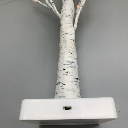 Christmas Simulation Of Birch Tree Lights