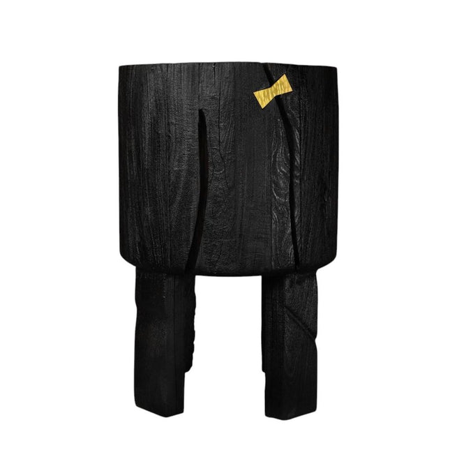 Black Wood Pot Planter