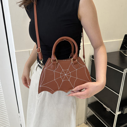 Halloween Spider Web Saddle Bags Fashion Personality Crossbody