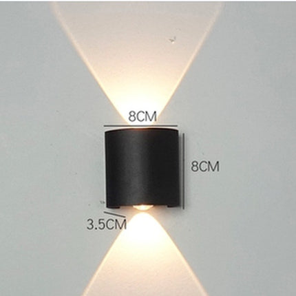 Led Wall Lamp Bedroom Bedside Lamp Garden Decoration Living Room Background Wall Lamp Waterproof Outdoor Spotlight