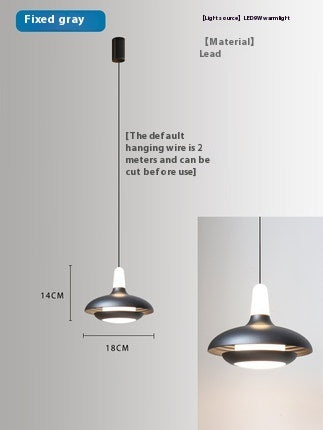 Adjustable Bedroom Bedside Led Retractable Chandelier