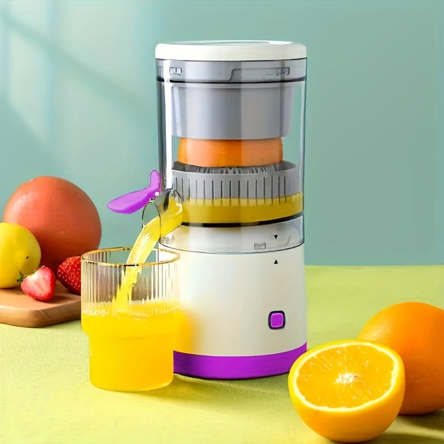 Juicer with USB Battery & Detachable Base - 4 Colors (Orange, Lemon,
