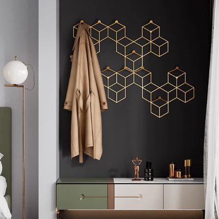 Light Luxury Clothes Hanger, Coat Hook On The Wall At The Entrance