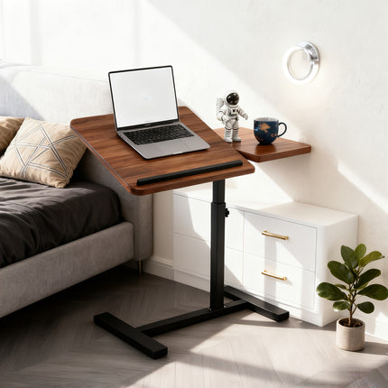 A 4-wheeled Portable Laptop Desk, A Multi-functional Tray Stand, A Bedside Desk That Can Be Flipped 90°-10°, A