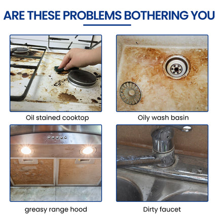 Kitchen Cleaning Foam, Kitchen Stove Heavy Oil Cleaning Utensils To Remove Stains, Dirt And Rust