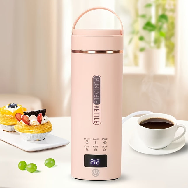 1pc Travel Electric Kettle Portable Small Small Kettle Water Boiler, Water Heater with 6 Temperature Controls,