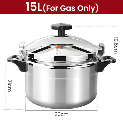 3/7/9/11/15L  Aluminum Pressure Cooker - Gas Stove Specific Pressure Cooking